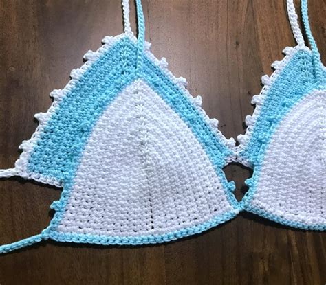 micro bikini top pattern|crochet bikini cups free pattern.